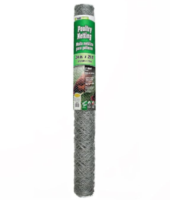 POULTRY NETTING (24" x 25') 2" GALVANIZED