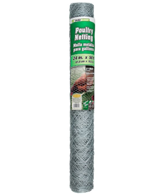 POULTRY NETTING (24" x 50') 2" GALVANIZED