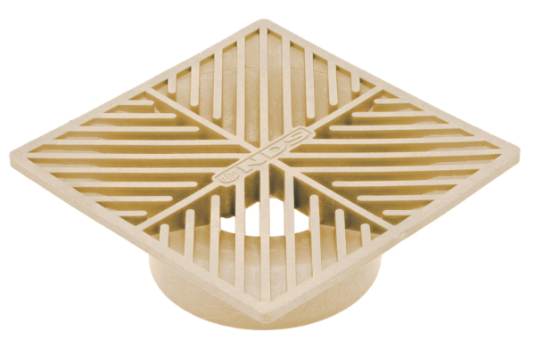 6" SQUARE PLASTIC GRATE SAND