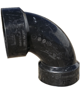 4" DRAIN TILE 90 DEG ELBOW