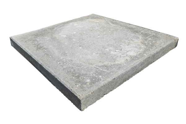 24" SQUARE SMOOTH GRAY