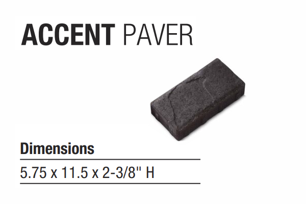 SLATE ACCENT 6X12 MOCHA FM