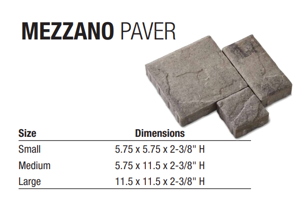 MEZZANO 3PC GLACIER CREEK FM