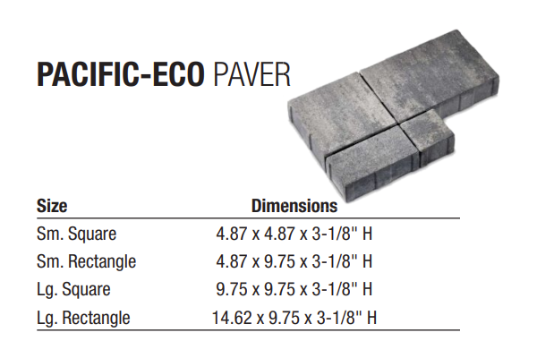 PACIFIC ECO PAVER MOONLIGHT GRAY