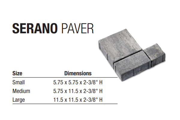 SERANO 3PC SANTA FE FM