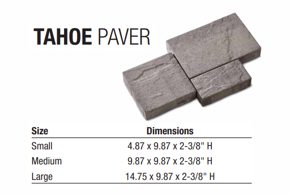 TAHOE SLATE 3PC GLACIER CREEK FM