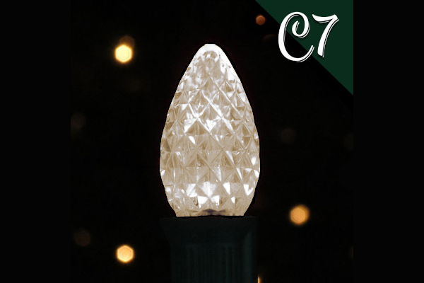 LED C7 PC 50PK WARM WHITE
