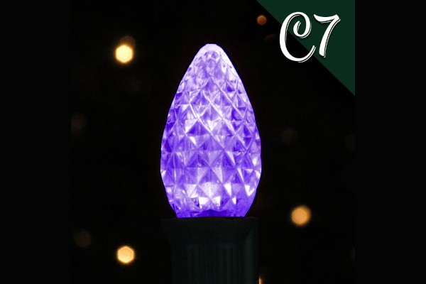 LED C7 SMD 25PK PURPLE