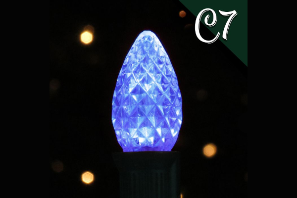 LED C7 SMD 25PK BLUE