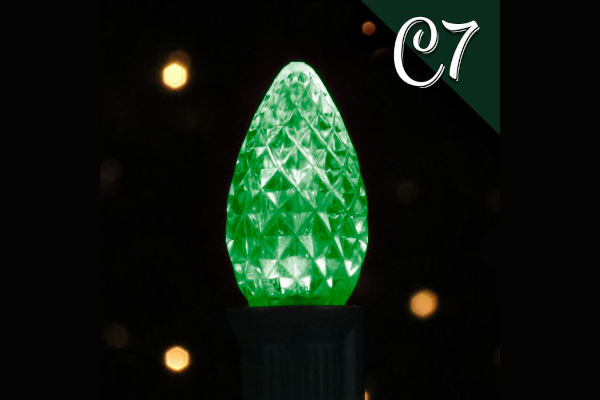 LED C7 SMD 25PK GREEN