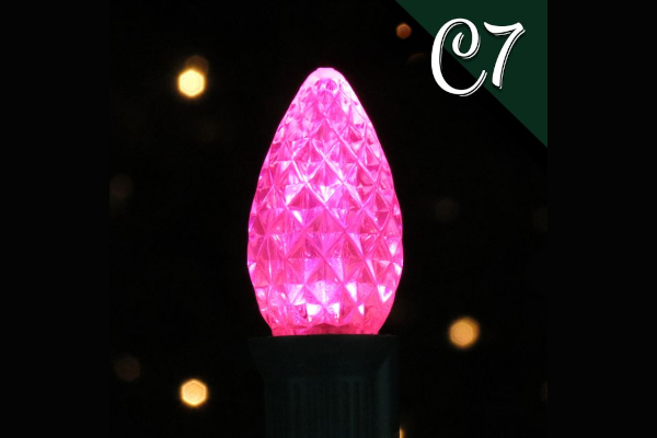 LED C7 25PK PINK PLY