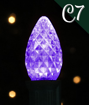 LED C7 SMD 25PK PURPLE