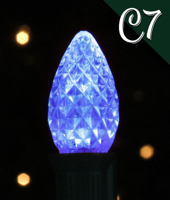 LED C7 SMD 25PK BLUE