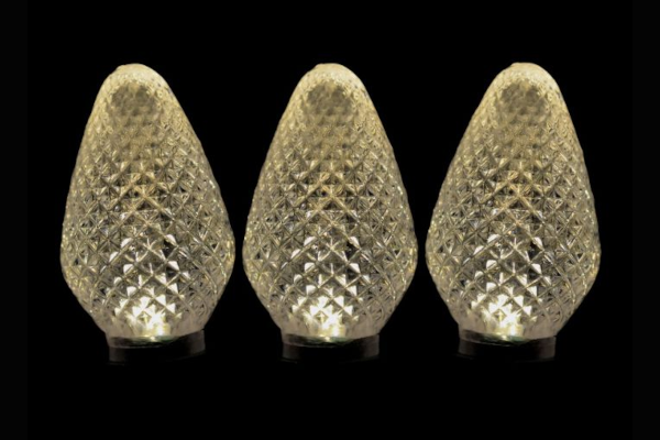 LED C7 25L WARM WHITE - WHITE CORD 