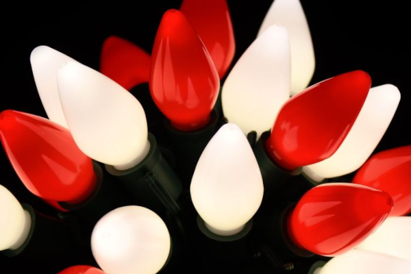 GAB LED C7 25L SMOOTH OPAQUE CANDYCANE