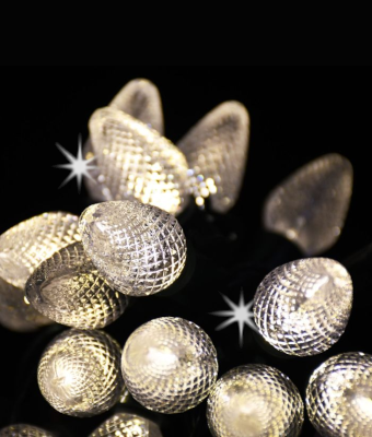 GAB LED C7 25L WARM WHITE SPARKLE