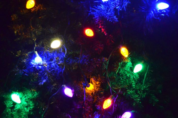 LED C7 25L MULTICOLOR - WHITE CORD 