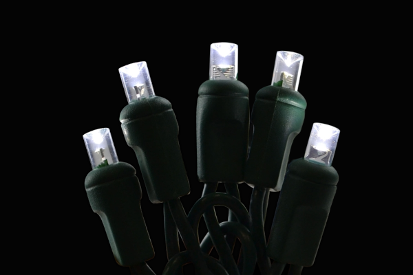 GAB LED 5MM ANGLED 50L GRC - COOL WHITE
