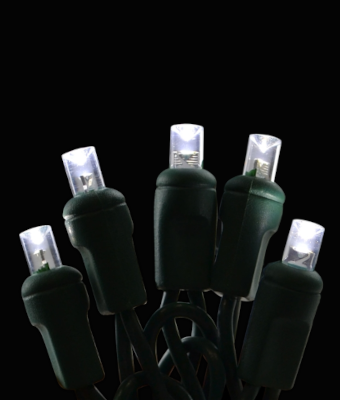 GAB LED 5MM ANGLED 50L GRC - COOL WHITE