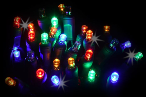 GAB LED 5MM ANGLED 50L GRC - ROCKEFELLER SPARKLE