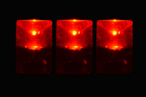 GAB LED 5MM ANGLED 70L GRC - RED