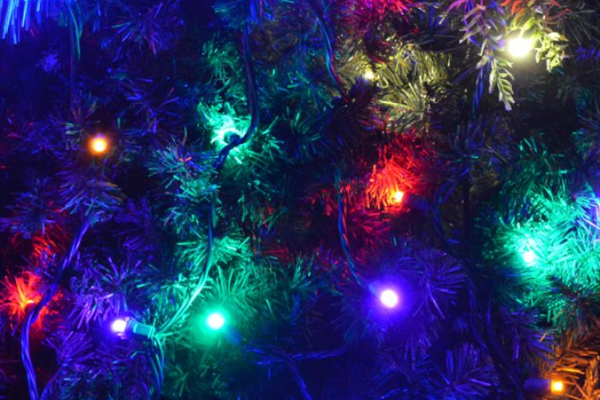 GAB LED 5MM ANGLED 50L GRC - MULTICOLOR