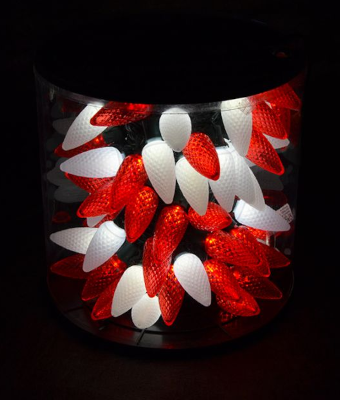 LED C9 75FT REEL 75L - CANDY CANE