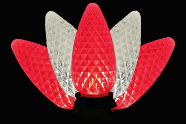 LED C9 75FT REEL 75L - CANDY CANE