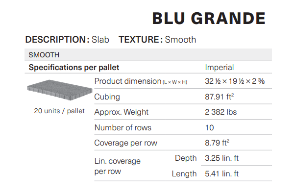 BLU GRANDE SMOOTH BEIGE CREAM