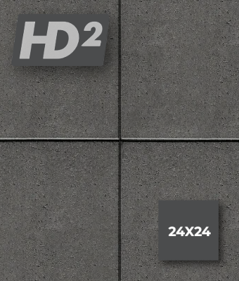 INDUSTRIA HD2 24X24 ONYX BLACK