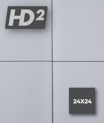 INDUSTRIA HD2 24X24 SILVER GRANITE