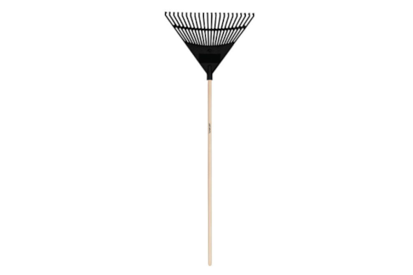 POLY LEAF RAKE 22" HEAD WOOD HANDLE