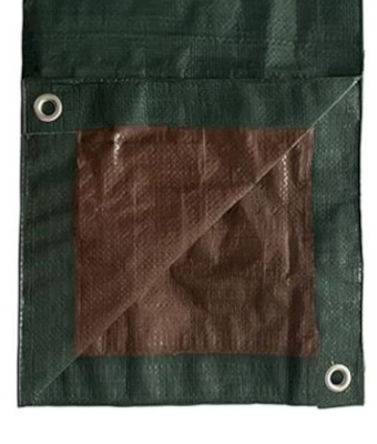 GREEN & BROWN TARP - 10�x12�
