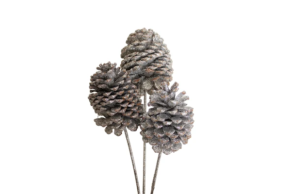 JEFFREY CONE STAKE SILVER GLITTER