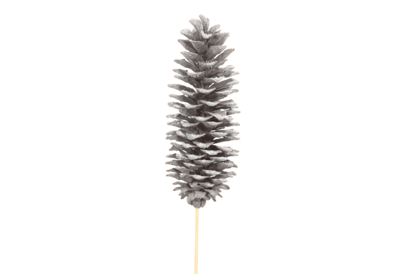 SUGAR CONE STAKE WHITE NO GLITTER