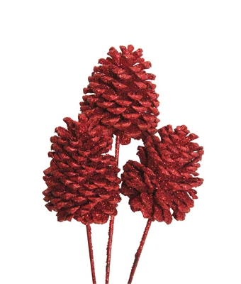 JEFFREY CONE STAKE RED GLITTER
